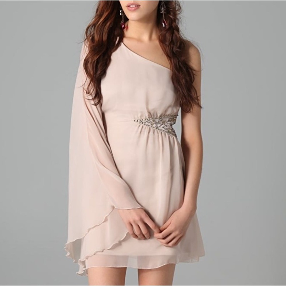 NWT Free People Dancing in the Moonlight Champagne Dress Size 2 Cocktail Party